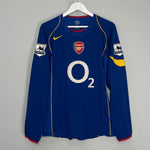 Shop 2004/05 ARSENAL V.PERSIE #11 L/S AWAY SHIRT (M) NIKE, classic football shirts, vintage football shirts & retro soccer jerseys at Cult Kits