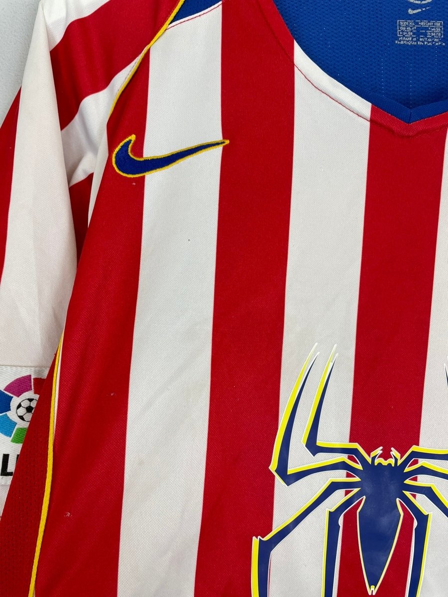 2004/05 ATLETICO MADRID F.TORRES 9 SPIDERMAN HOME SHIRT (XL) NIKE - Cult Kits - XL - Buy Vintage Football Shirts, Authentic Retro Football Shirts For Sale, Classic Football Shirts & Soccer Jersey
