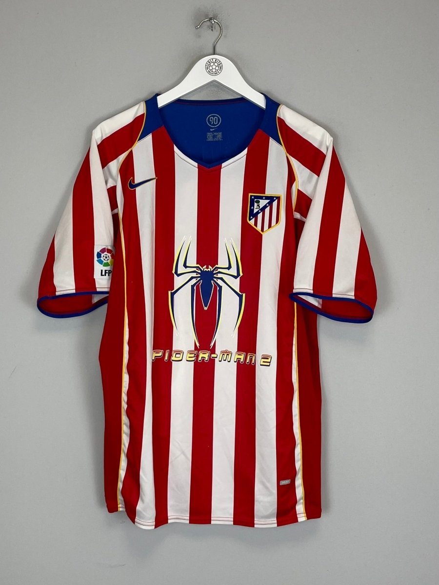 2004/05 ATLETICO MADRID F.TORRES 9 SPIDERMAN HOME SHIRT (XL) NIKE - Cult Kits - XL - Buy Vintage Football Shirts, Authentic Retro Football Shirts For Sale, Classic Football Shirts & Soccer Jersey