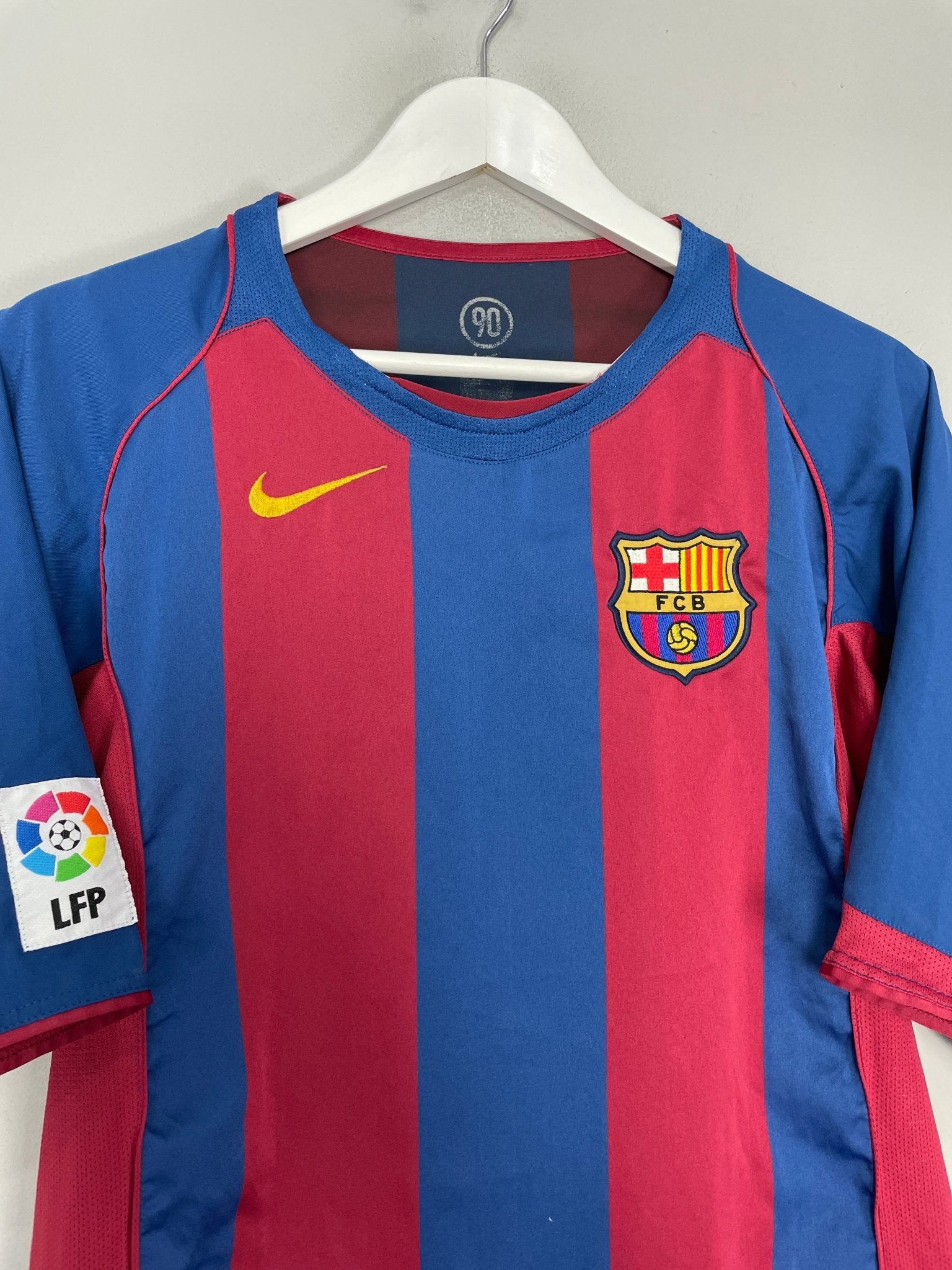 ウェア FC Barcelona clasic gameshirts vintage 2004/05 BARCELONA MARQUEZ #4 HOME SHIRT (M) NIKE – Cult Kits