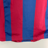 Shop 2004/05 BARCELONA MARQUEZ #4 HOME SHIRT (M) NIKE, classic football shirts, vintage football shirts & retro soccer jerseys at Cult Kits