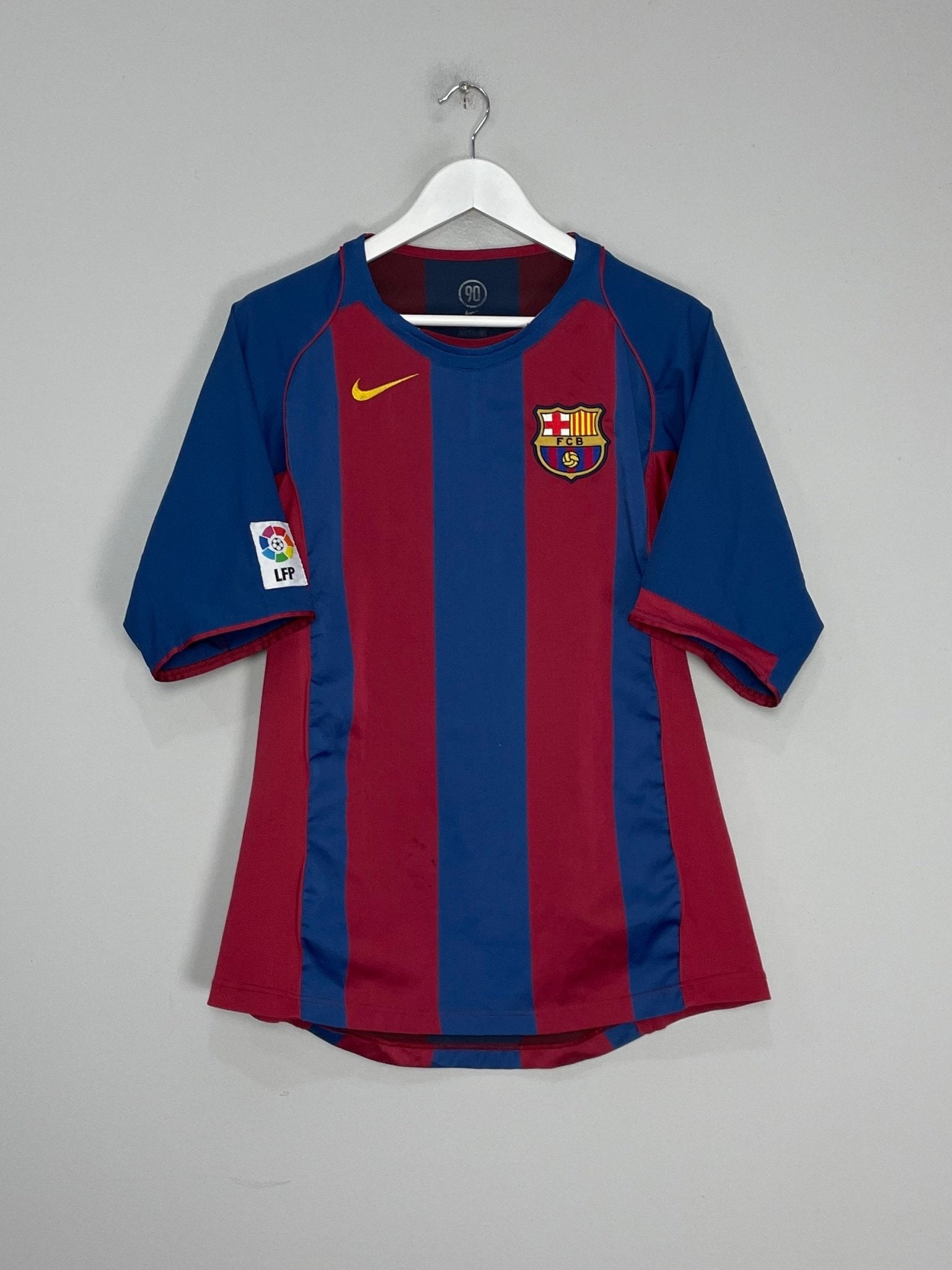 ウェア FC Barcelona clasic gameshirts vintage 2004/05 BARCELONA MARQUEZ #4 HOME SHIRT (M) NIKE – Cult Kits