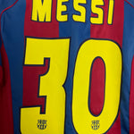 Shop 2004/05 BARCELONA MESSI #30 HOME SHIRT (M) NIKE, classic football shirts, vintage football shirts & retro soccer jerseys at Cult Kits