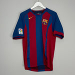 Shop 2004/05 BARCELONA MESSI #30 HOME SHIRT (M) NIKE, classic football shirts, vintage football shirts & retro soccer jerseys at Cult Kits