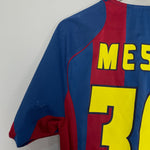Shop 2004/05 BARCELONA MESSI #30 HOME SHIRT (M) NIKE, classic football shirts, vintage football shirts & retro soccer jerseys at Cult Kits