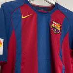 Shop 2004/05 BARCELONA MESSI #30 HOME SHIRT (M) NIKE, classic football shirts, vintage football shirts & retro soccer jerseys at Cult Kits