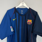 2004/05 BARCELONA RONALDINHO 10 AWAY SHIRT (XL) NIKE - Cult Kits - XL - Buy Vintage Football Shirts, Authentic Retro Football Shirts For Sale, Classic Football Shirts & Soccer Jersey