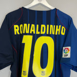 2004/05 BARCELONA RONALDINHO 10 AWAY SHIRT (XL) NIKE - Cult Kits - XL - Buy Vintage Football Shirts, Authentic Retro Football Shirts For Sale, Classic Football Shirts & Soccer Jersey