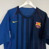 2004/05 BARCELONA RONALDINHO 10 AWAY SHIRT (XL) NIKE - Cult Kits - XL - Buy Vintage Football Shirts, Authentic Retro Football Shirts For Sale, Classic Football Shirts & Soccer Jersey