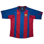 Buy 2004/05 Barcelona Ronaldinho 10 Home Shirt (L) Nike ~ Free worldwide shipping ~ Authentic Vintage Football Shirts from Cult Kits
