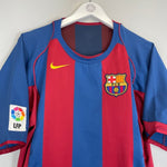 2004/05 BARCELONA RONALDINHO 10 HOME SHIRT (L) NIKE - Cult Kits - Large - Buy Vintage Football Shirts, Authentic Retro Football Shirts For Sale, Classic Football Shirts & Soccer Jersey