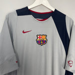 Shop 2004/05 BARCELONA TRAINING SHIRT (XL) NIKE, classic football shirts, vintage football shirts & retro soccer jerseys at Cult Kits