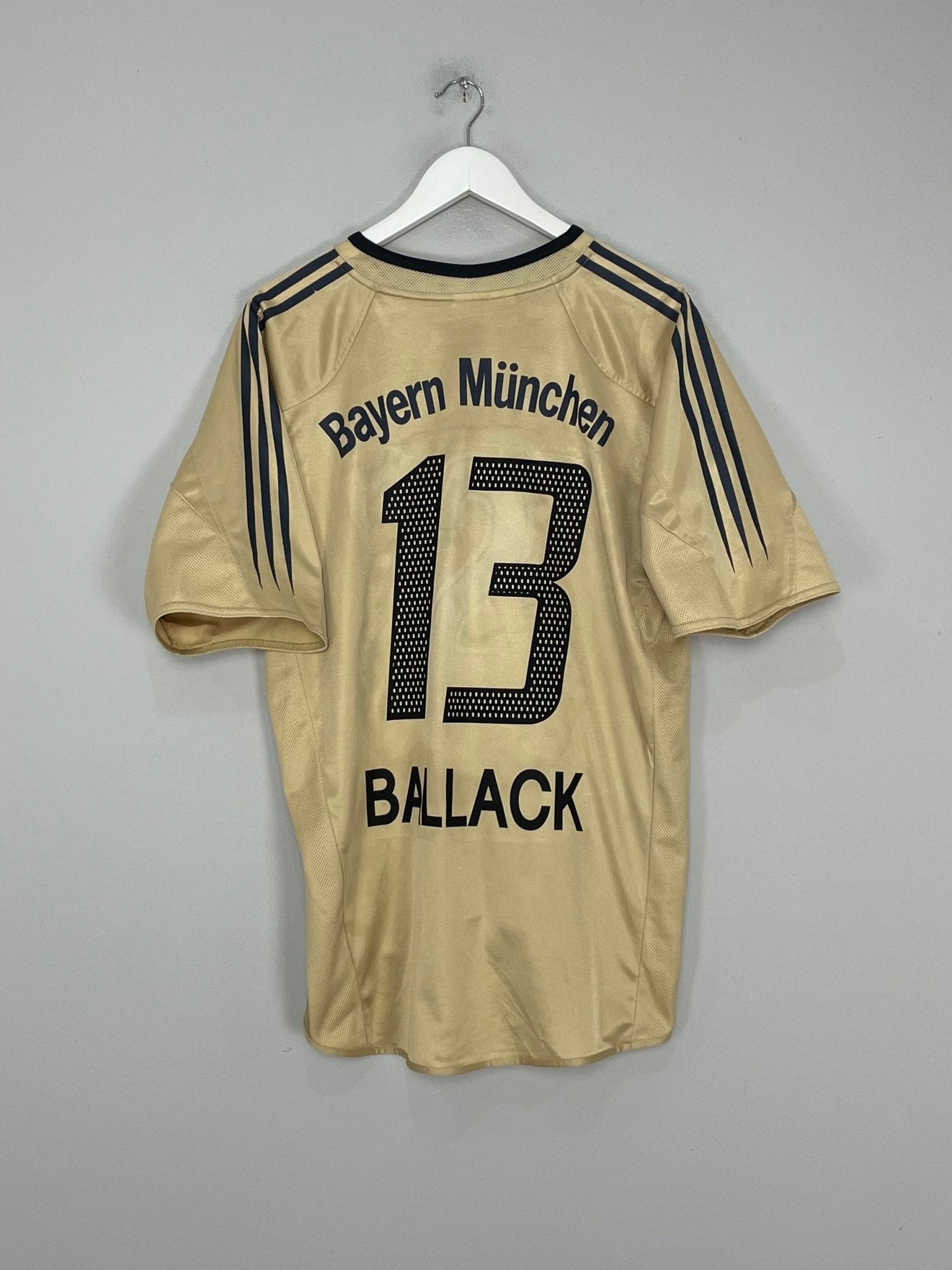 Shop 2004/05 BAYERN MUNICH BALLACK #13 AWAY SHIRT (L) ADIDAS, classic football shirts, vintage football shirts & retro soccer jerseys at Cult Kits