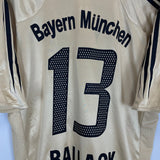 Shop 2004/05 BAYERN MUNICH BALLACK #13 AWAY SHIRT (L) ADIDAS, classic football shirts, vintage football shirts & retro soccer jerseys at Cult Kits