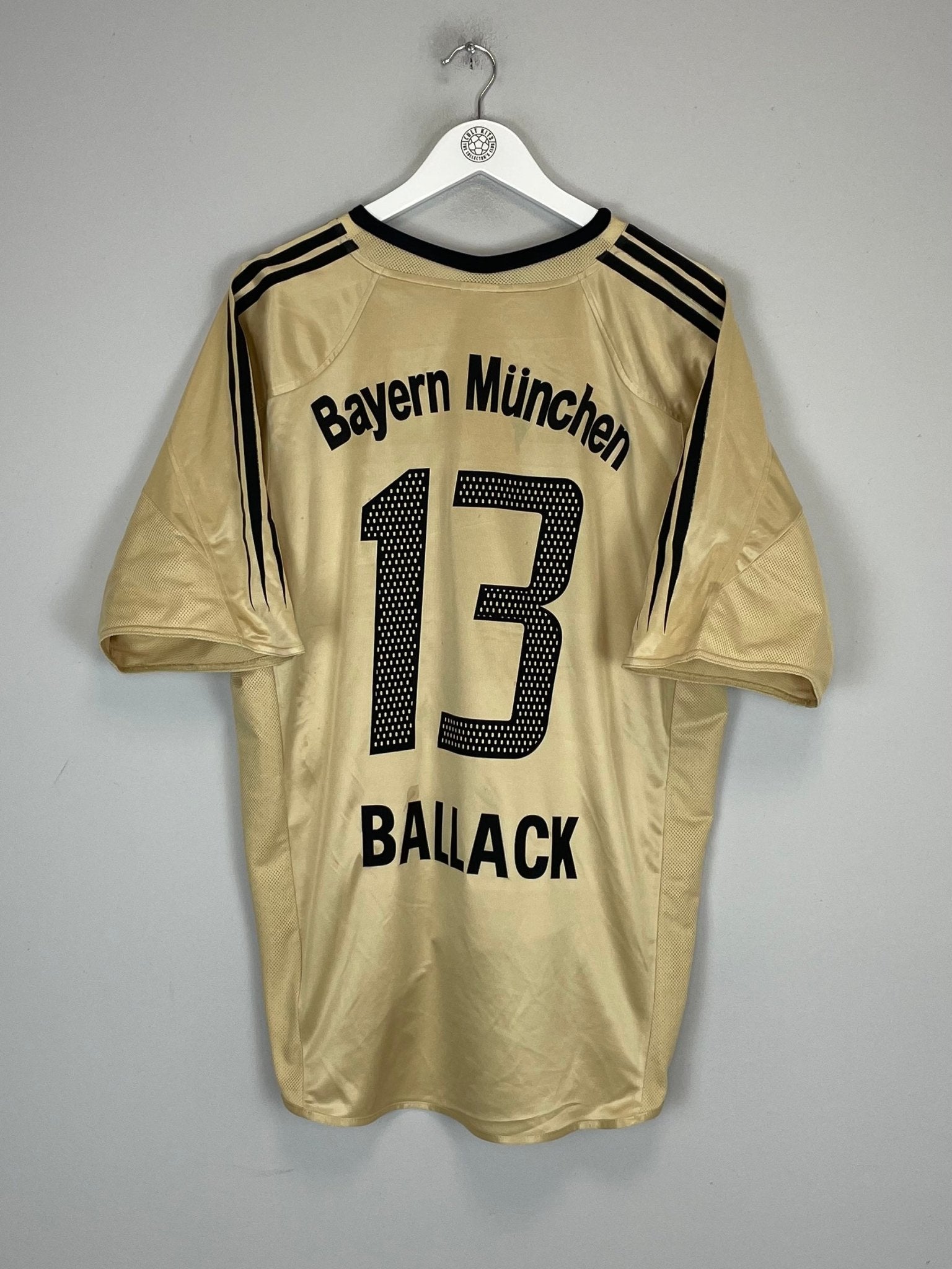 Shop 2004/05 BAYERN MUNICH BALLACK #13 AWAY SHIRT (L) ADIDAS, classic football shirts, vintage football shirts & retro soccer jerseys at Cult Kits
