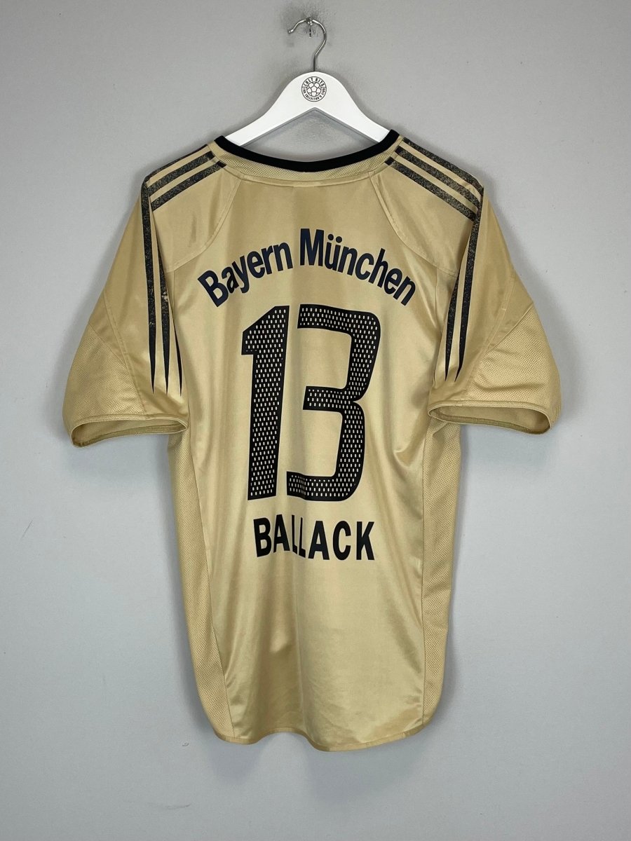 2004/05 BAYERN MUNICH BALLACK 13 AWAY SHIRT (M) ADIDAS - Cult Kits - Medium - Buy Vintage Football Shirts, Authentic Retro Football Shirts For Sale, Classic Football Shirts & Soccer Jersey