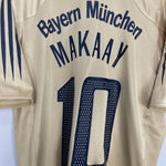 Shop 2004/05 BAYERN MUNICH MAKAAY #10 AWAY SHIRT (L) ADIDAS, classic football shirts, vintage football shirts & retro soccer jerseys at Cult Kits