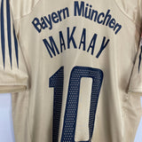Shop 2004/05 BAYERN MUNICH MAKAAY #10 AWAY SHIRT (L) ADIDAS, classic football shirts, vintage football shirts & retro soccer jerseys at Cult Kits