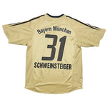 Buy 2004/05 Bayern Munich Schweinsteiger 31 Away Shirt (M) Adidas ~ Free worldwide shipping ~ Authentic Vintage Football Shirts from Cult Kits