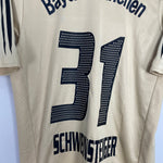 Shop 2004/05 BAYERN MUNICH SCHWEINSTEIGER #31 AWAY SHIRT (XL) ADIDAS, classic football shirts, vintage football shirts & retro soccer jerseys at Cult Kits