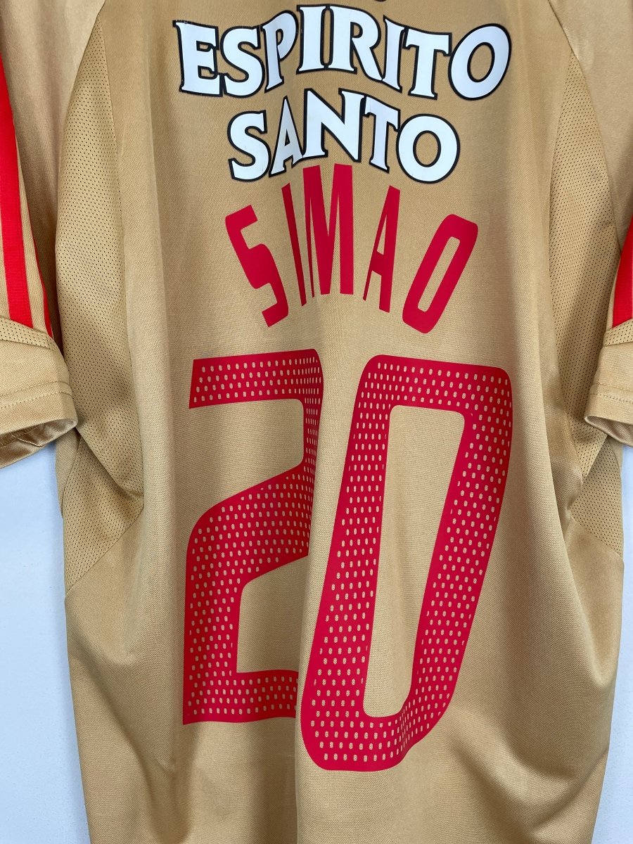 2004/05 BENFICA SIMAO 20 THIRD SHIRT (L) ADIDAS - Cult Kits - Large - Buy Vintage Football Shirts, Authentic Retro Football Shirts For Sale, Classic Football Shirts & Soccer Jersey