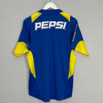 Shop 2004/05 BOCA JUNIORS HOME SHIRT (M) NIKE, classic football shirts, vintage football shirts & retro soccer jerseys at Cult Kits