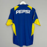 Shop 2004/05 BOCA JUNIORS HOME SHIRT (M) NIKE, classic football shirts, vintage football shirts & retro soccer jerseys at Cult Kits
