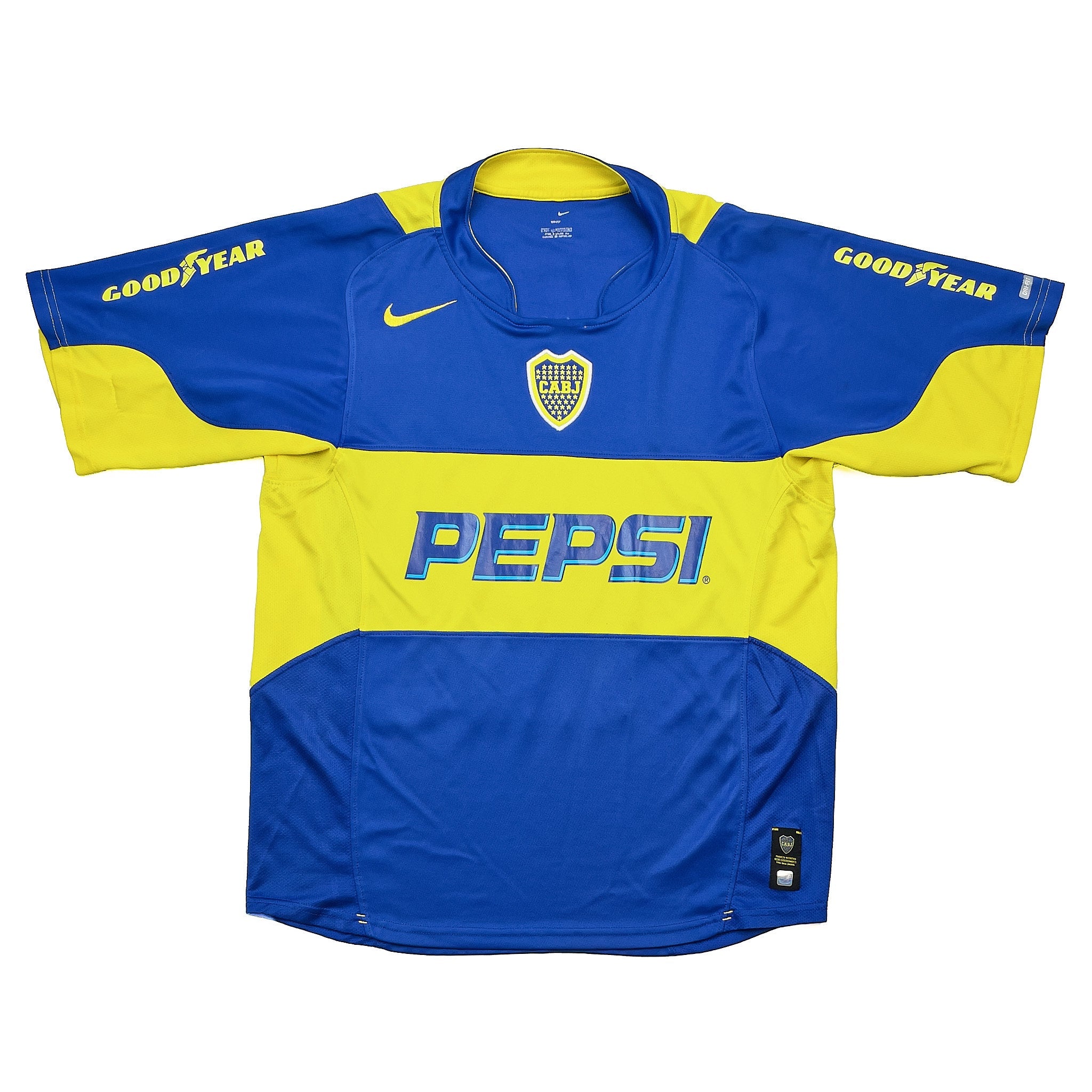 Buy 2004/05 Boca Juniors Palermo 9 Home Shirt (M) Nike ~ Free worldwide shipping ~ Authentic Vintage Football Shirts from Cult Kits
