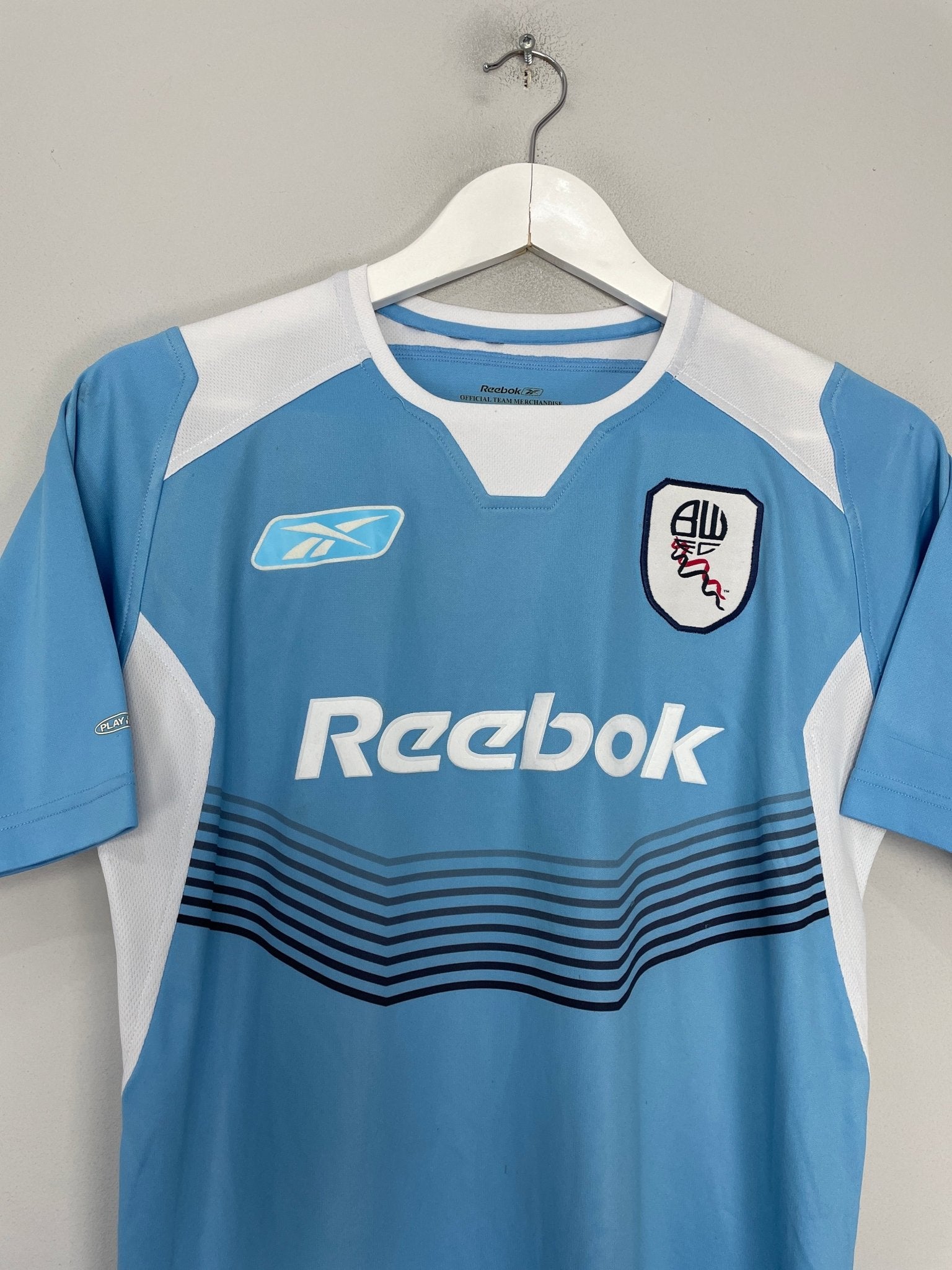 Shop 2004/05 BOLTON DAVIES #14 AWAY SHIRT (S) REEBOK, classic football shirts, vintage football shirts & retro soccer jerseys at Cult Kits