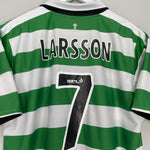 Shop 2004/05 CELTIC LARSSON #7 HOME SHIRT (L) UMBRO, classic football shirts, vintage football shirts & retro soccer jerseys at Cult Kits