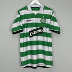 Shop 2004/05 CELTIC LARSSON #7 HOME SHIRT (L) UMBRO, classic football shirts, vintage football shirts & retro soccer jerseys at Cult Kits