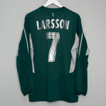 Shop 2004/05 CELTIC LARSSON #7 L/S AWAY SHIRT (XL) UMBRO, classic football shirts, vintage football shirts & retro soccer jerseys at Cult Kits