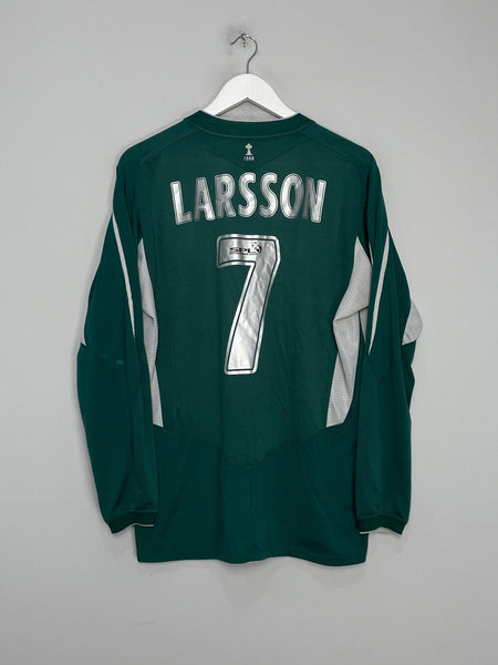 Celtic FC Umbro ユニフォーム XL Larsson 7 2004/05 CELTIC LARSSON #7 L/S AWAY SHIRT (XL) UMBRO – Cult Kits