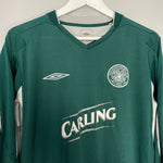 Shop 2004/05 CELTIC LARSSON #7 L/S AWAY SHIRT (XL) UMBRO, classic football shirts, vintage football shirts & retro soccer jerseys at Cult Kits