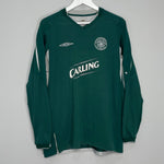 Shop 2004/05 CELTIC LARSSON #7 L/S AWAY SHIRT (XL) UMBRO, classic football shirts, vintage football shirts & retro soccer jerseys at Cult Kits