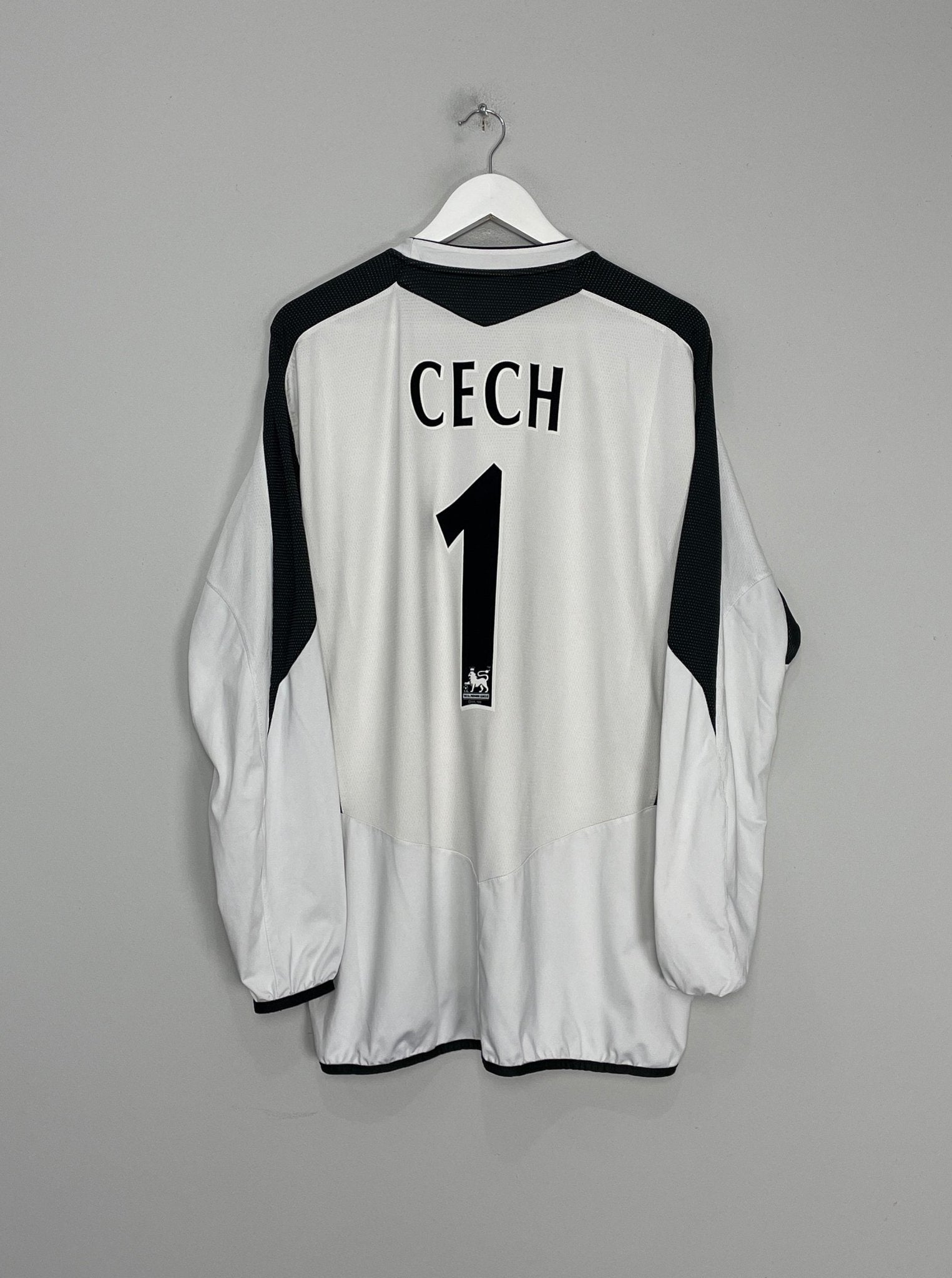 Shop 2004/05 CHELSEA CECH #1 GK SHIRT (XXL) UMBRO, classic football shirts, vintage football shirts & retro soccer jerseys at Cult Kits