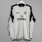 Shop 2004/05 CHELSEA CECH #1 GK SHIRT (XXL) UMBRO, classic football shirts, vintage football shirts & retro soccer jerseys at Cult Kits