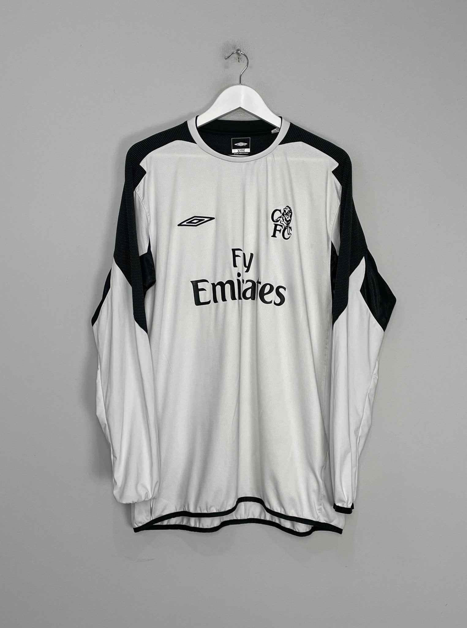Shop 2004/05 CHELSEA CECH #1 GK SHIRT (XXL) UMBRO, classic football shirts, vintage football shirts & retro soccer jerseys at Cult Kits