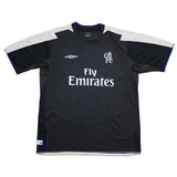 Buy 2004/05 Chelsea Drogba 15 Away Shirt (XL) Umbro ~ Free worldwide shipping ~ Authentic Vintage Football Shirts from Cult Kits