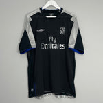 Shop 2004/05 CHELSEA DROGBA #15 AWAY SHIRT (XL) UMBRO, classic football shirts, vintage football shirts & retro soccer jerseys at Cult Kits