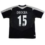 Buy 2004/05 Chelsea Drogba 15 Away Shirt (XL) Umbro ~ Free worldwide shipping ~ Authentic Vintage Football Shirts from Cult Kits