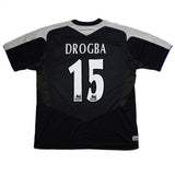 Buy 2004/05 Chelsea Drogba 15 Away Shirt (XL) Umbro ~ Free worldwide shipping ~ Authentic Vintage Football Shirts from Cult Kits