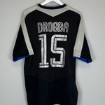 2004/05 CHELSEA DROGBA 15 AWAY SHIRT (XL) UMBRO - Cult Kits - XL - Buy Vintage Football Shirts, Authentic Retro Football Shirts For Sale, Classic Football Shirts & Soccer Jersey