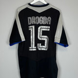 2004/05 CHELSEA DROGBA 15 AWAY SHIRT (XL) UMBRO - Cult Kits - XL - Buy Vintage Football Shirts, Authentic Retro Football Shirts For Sale, Classic Football Shirts & Soccer Jersey