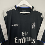 Shop 2004/05 CHELSEA DROGBA #15 AWAY SHIRT (XL) UMBRO, classic football shirts, vintage football shirts & retro soccer jerseys at Cult Kits