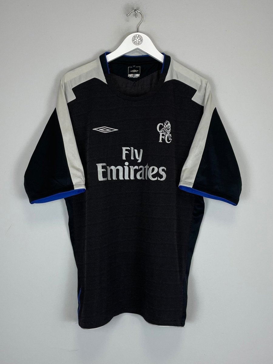 2004/05 CHELSEA DROGBA 15 AWAY SHIRT (XL) UMBRO - Cult Kits - XL - Buy Vintage Football Shirts, Authentic Retro Football Shirts For Sale, Classic Football Shirts & Soccer Jersey