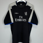 2004/05 CHELSEA DROGBA 15 AWAY SHIRT (XL) UMBRO - Cult Kits - XL - Buy Vintage Football Shirts, Authentic Retro Football Shirts For Sale, Classic Football Shirts & Soccer Jersey