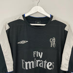Shop 2004/05 CHELSEA DROGBA #15 AWAY SHIRT (XXL) UMBRO, classic football shirts, vintage football shirts & retro soccer jerseys at Cult Kits