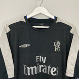 Shop 2004/05 CHELSEA DROGBA #15 AWAY SHIRT (XXL) UMBRO, classic football shirts, vintage football shirts & retro soccer jerseys at Cult Kits