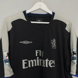 Shop 2004/05 CHELSEA LAMPARD #8 AWAY SHIRT (L) UMBRO, classic football shirts, vintage football shirts & retro soccer jerseys at Cult Kits